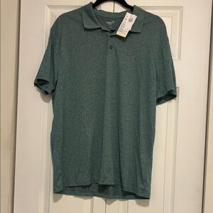 Old Navy Men's Teal Heather Polo Shirt